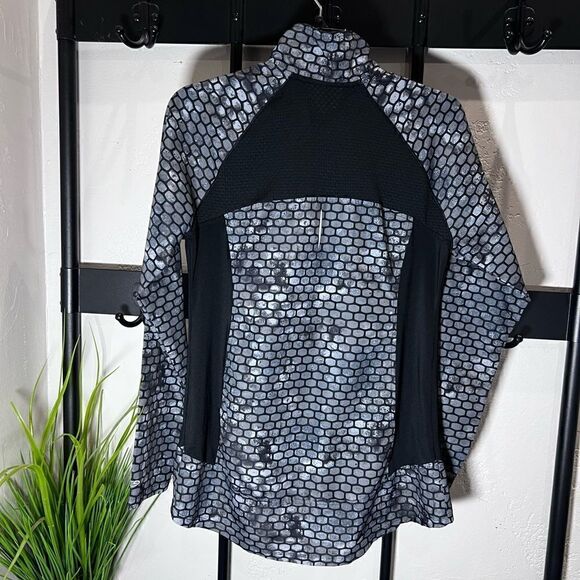 Champion duo dry running jacket windbreaker black grey size medium - Picture 4 of 16